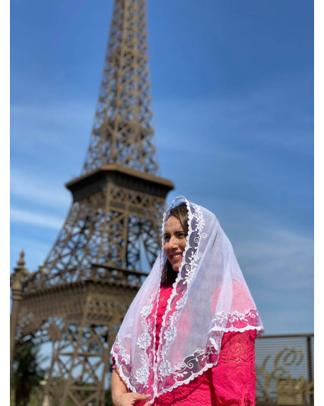 VEU SUELEN FLORES 3D - cód 683