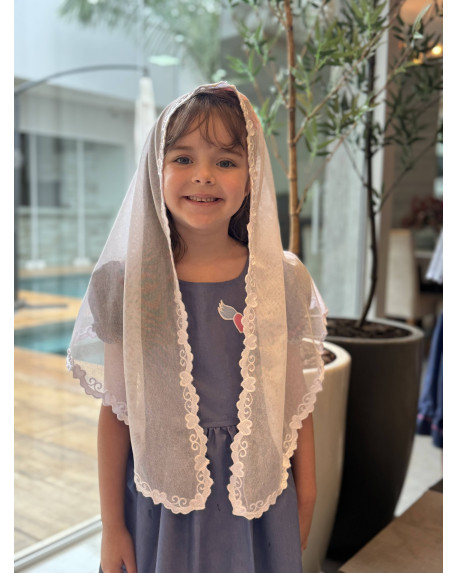 Véu Thayná infantil cod 872 Véu Thayná infantil cod 872