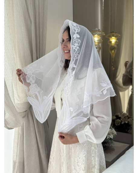 véu Pamela orquideas cód 875