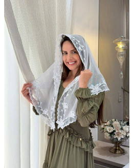 véu Encanto Floral cód 968  véu Encanto Floral cód 968