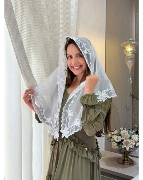 véu Encanto Floral cód 968 véu Encanto Floral cód 968
