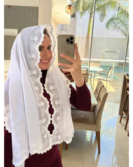 veu florecer retangular cód 778