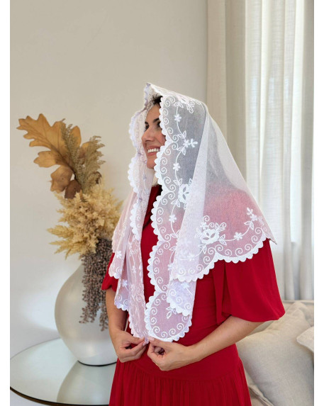 VÉU LORENA  floral cód 595 VÉU LORENA  floral cód 595