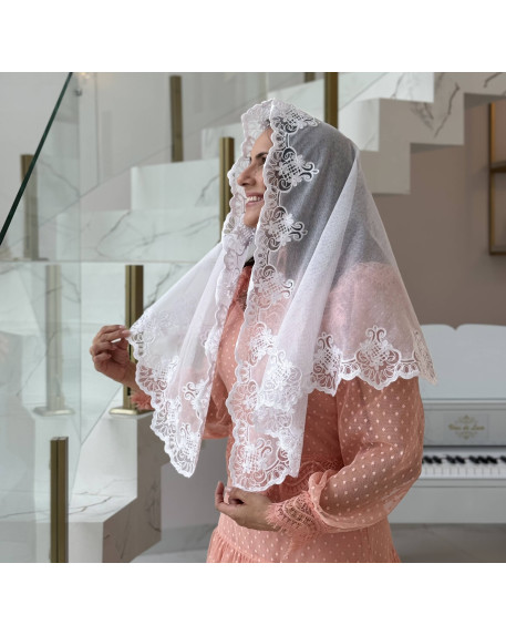 Véu Princesa tule francês cod 855 Véu Princesa tule francês cod 855