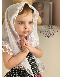 véu infantil Anna lu cód 60 véu infantil Anna lu cód 60