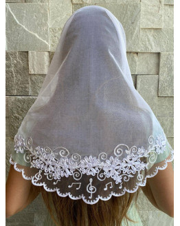 véu Miriam notas musicais cód 657