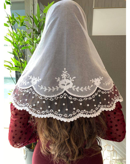 VÉU PRISCILA POÁ cód 685 VÉU PRISCILA POÁ cód 685