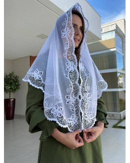 VÉU ROSA VAZADA - cód 698