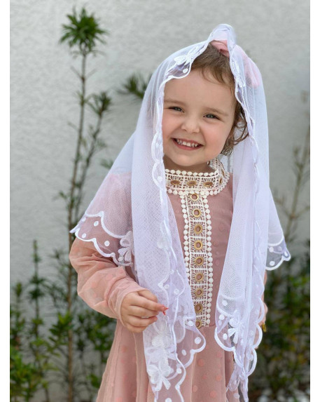 véu lacinho póa infantil cód 715