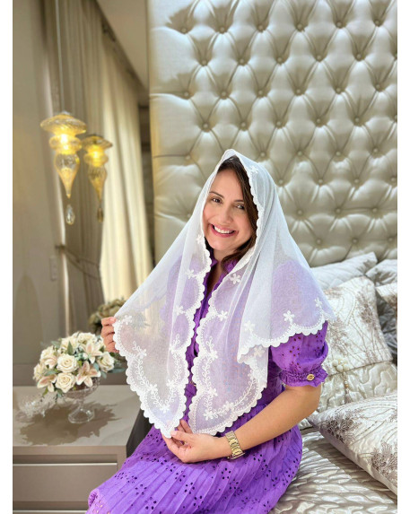 véu Eliene delicado cód 741 véu Eliene delicado cód 741