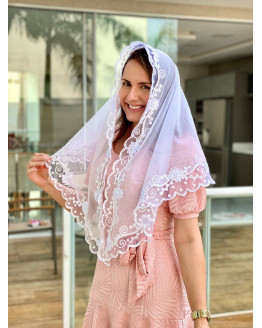 VÉU GISA fita e poá cód 712