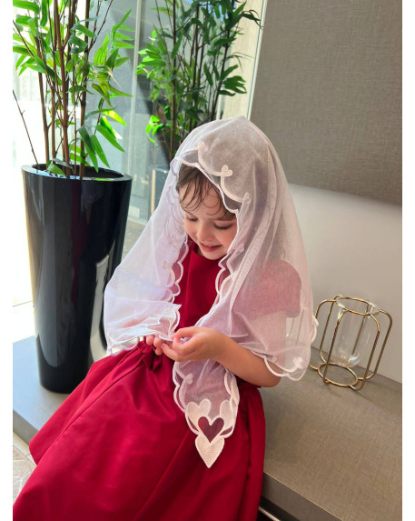 VEU CORACAO INFANTIL- cód 774