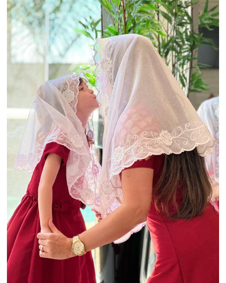 KIT VÉU ESTER MÃE E FILHA - cód 773