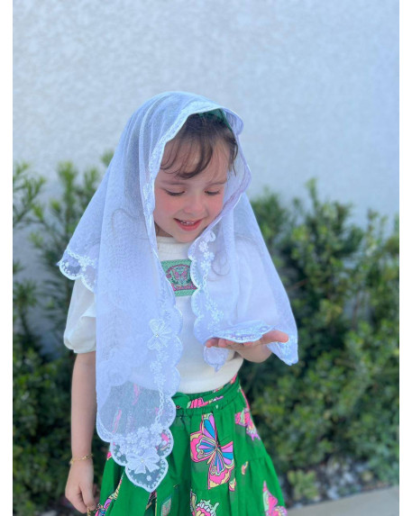 véu Isadora infantil cód 727 véu Isadora infantil cód 727