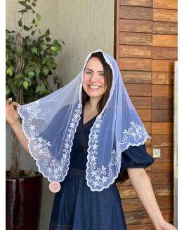 Véu joia tule frances cód 841 Véu joia tule frances cód 841