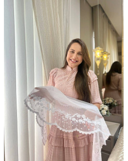 Véu Margarida poá cód 789 Véu Margarida poá cód 789