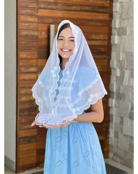 véu Maria Clara cód 784 véu Maria Clara cód 784