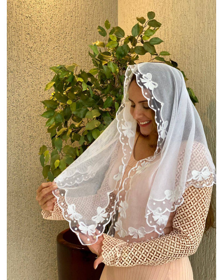 VÉU NEUZA  lacinho cód 714