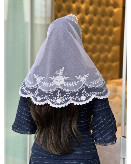 Véu Paula notas musicais  cód 790 Véu Paula notas musicais  cód 790