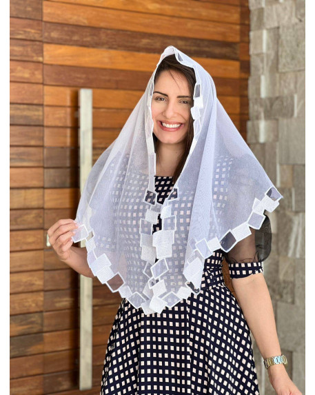 VÉU TARTAN QUADRICULADO cód 777 VÉU TARTAN QUADRICULADO cód 777