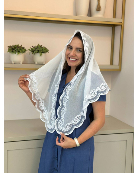 Véu cashmere tule frances cód 927 Véu cashmere tule frances cód 927