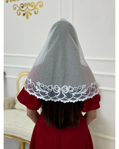 véu laço by Gi Mattos cód 931