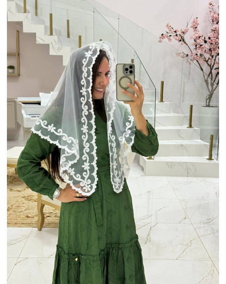 Véu Graciela  tule frances cód 916 Véu Graciela  tule frances cód 916