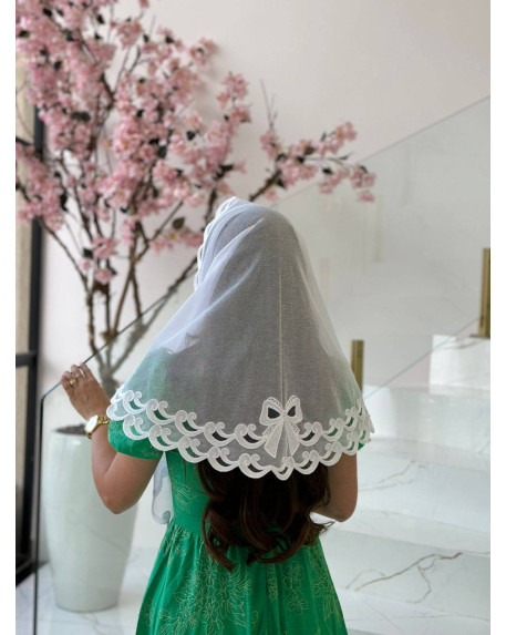 Véu laço de amor cód 885