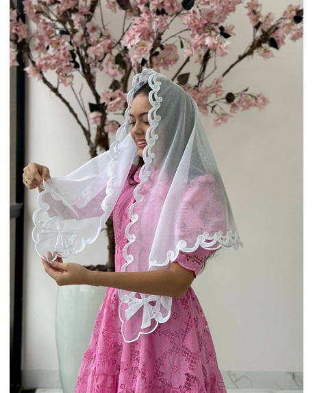 Véu Lívia laço cód 887 Véu Lívia laço cód 887