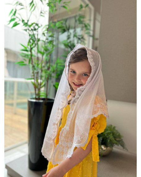 véu roseli infantil cód 792